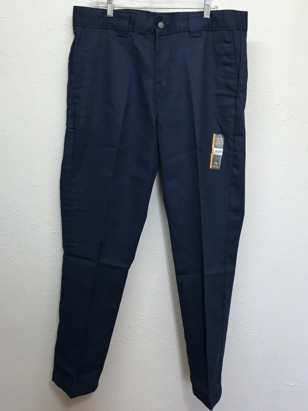 Brahma Work Tough Pants Mens 36x32 Dark Navy Blue Relaxed Fit Chino Twill NWT